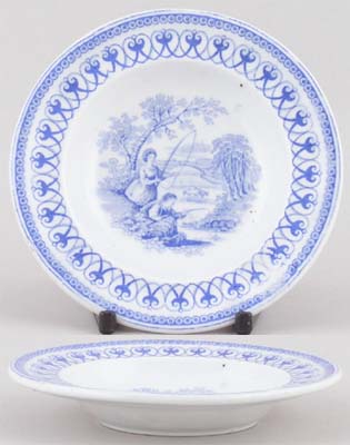 Toy Soup Plate 1865